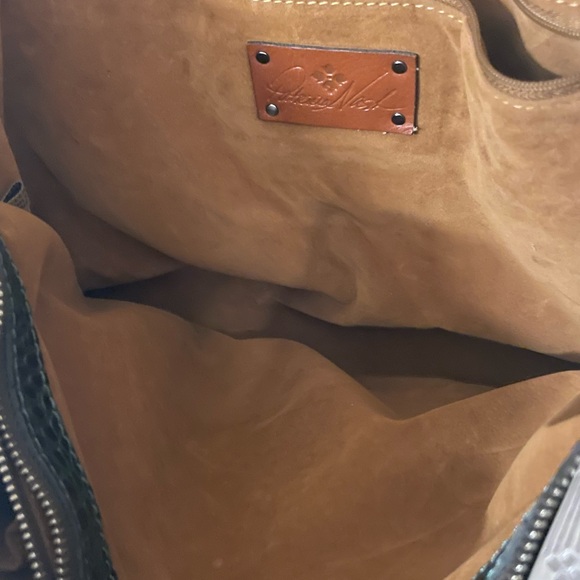 NWT Patricia Nash 10th Anniversary Distressed Vintage Croc Green Handbag (92) - Picture 10 of 16